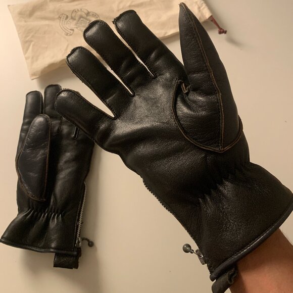 ADDICT CLOTHES 'new vintage' motorcycle riding gloves size USA mens medium - Picture 5 of 11